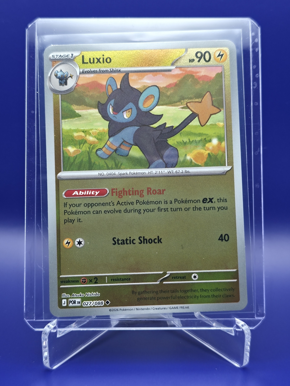 Pokémon TCG - Luxio - Perfect Order - Reverse Holo - 027/088